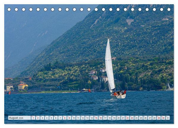 Produktbild: Unterwegs am Gardasee (Tischkalender 2026 DIN A5 quer), CALVENDO Monatskalender