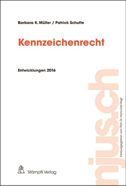 Produktbild: Kennzeichenrecht