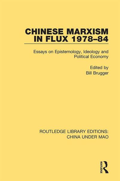 Produktbild: Chinese Marxism in Flux 1978-84