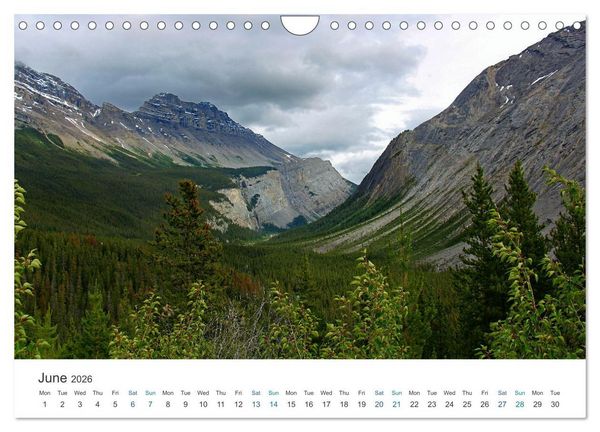 Produktbild: Icefields Parkway in Canada (Wall Calendar 2026 DIN A4 landscape), CALVENDO 12 Month Wall Calendar