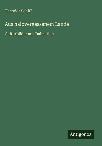 Produktbild: Aus halbvergessenem Lande