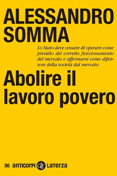 Produktbild: Abolire il lavoro povero