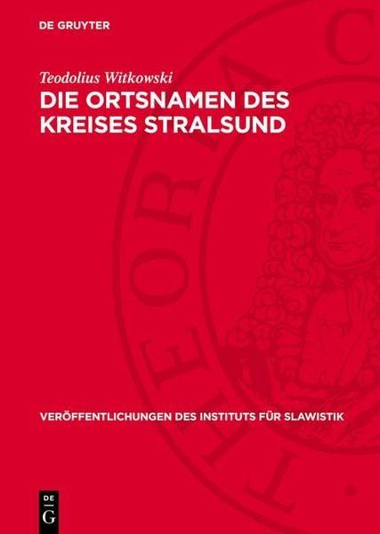 Produktbild: Die Ortsnamen des Kreises Stralsund