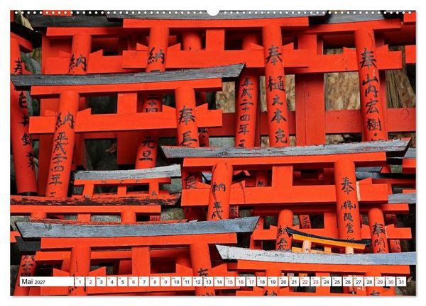 Produktbild: Japan Gl&uuml;cksbringer (Wandkalender 2027 DIN A2 quer), CALVENDO Monatskalender