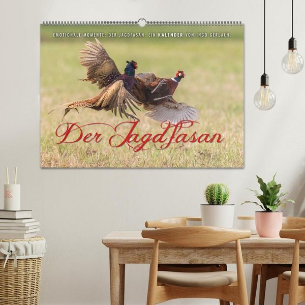 Produktbild: Emotionale Momente: Der Jagdfasan. (Wandkalender 2026 DIN A2 quer), CALVENDO Monatskalender
