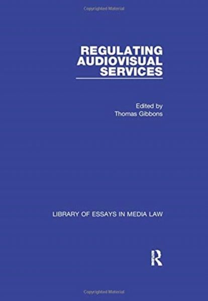Produktbild: Regulating Audiovisual Services