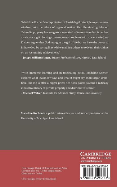 Produktbild: Organ Donation and the Divine Lien in Talmudic Law