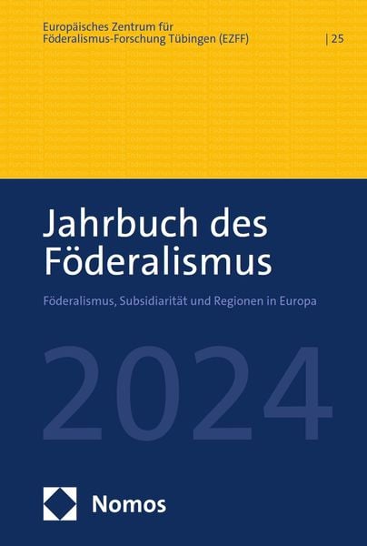 Produktbild: Jahrbuch des F&ouml;deralismus 2024