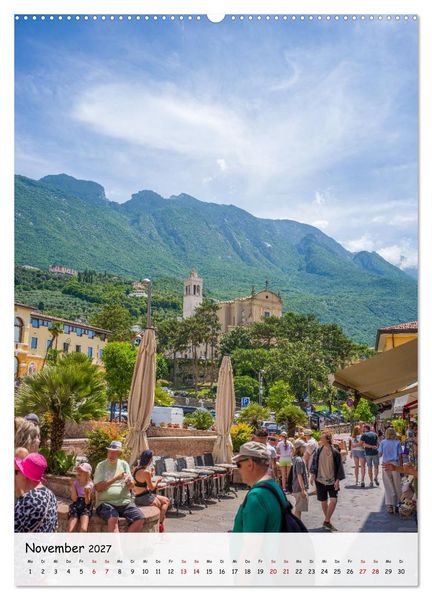 Produktbild: Malcesine - Eine Perle des Gardasees (hochwertiger Premium Wandkalender 2027 DIN A2 hoch), Kunstdruck in Hochglanz