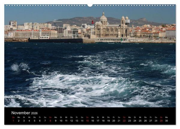 Produktbild: MARSEILLE - Die Hafenmetropole an der C&ocirc;te d'Azur (Wandkalender 2026 DIN A2 quer), CALVENDO Monatskalender