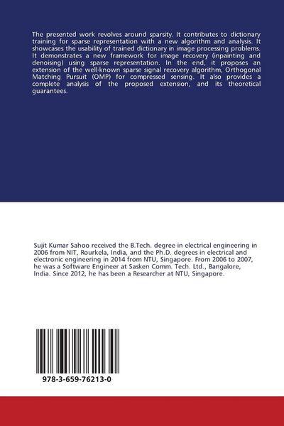 Produktbild: Sparse Signal Processing and Compressed Sensing Recovery