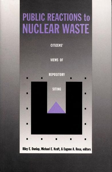 Produktbild: Public Reactions to Nuclear Waste