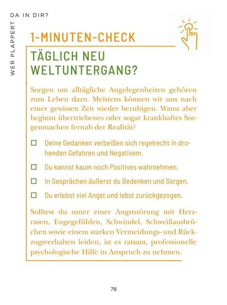 Produktbild: Die 1-Minuten-Strategie gegen Overthinking