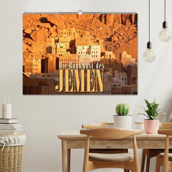 Produktbild: Die Baukunst des Jemen (Wandkalender 2026 DIN A2 quer), CALVENDO Monatskalender
