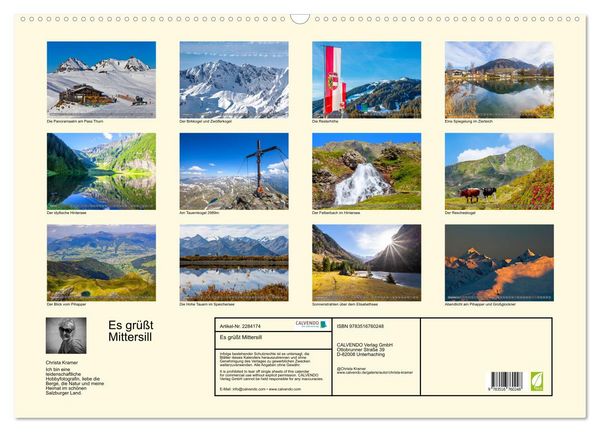 Produktbild: Es gr&uuml;&szlig;t Mittersill (Wandkalender 2027 DIN A2 quer), CALVENDO Monatskalender