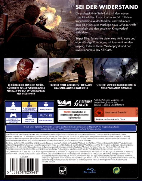 Produktbild: Sniper Elite Resistance