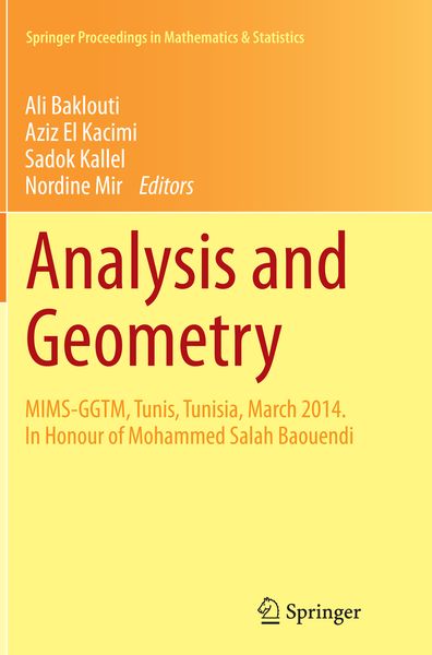 Produktbild: Analysis and Geometry