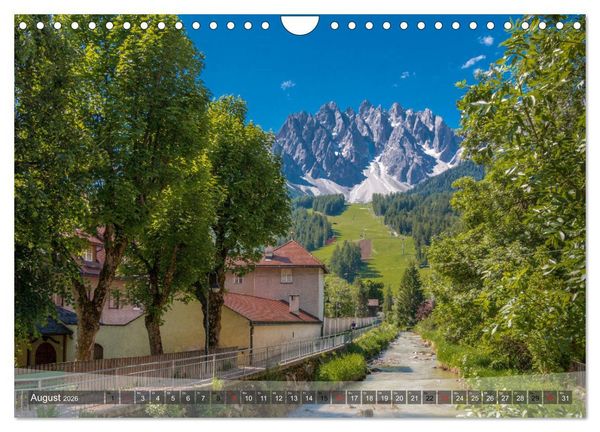 Produktbild: Pustertal im Osten S&uuml;dtirols (Wandkalender 2026 DIN A4 quer), CALVENDO Monatskalender