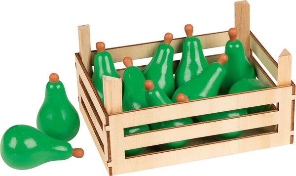 Produktbild: goki Birnen in Holzkiste f&uuml;r Kaufladen