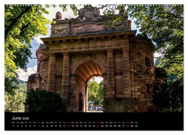 Produktbild: Heidelberg - Views of a City (High Quality Premium Wall Calendar 2026 DIN A2 landscape),CALVENDO 12 Month Wall Calendar