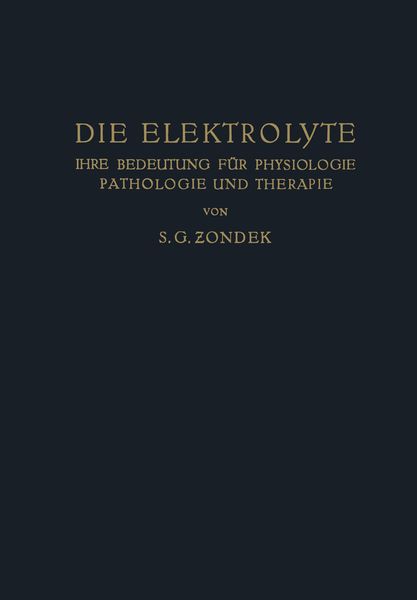 Produktbild: Die Elektrolyte