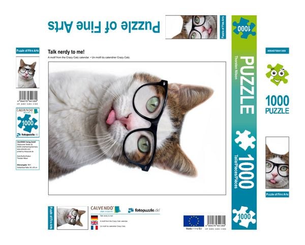 Produktbild: CALVENDO Puzzle Ein Motiv aus dem Kalender Crazy Catz. | 1000 Teile Lege-Gr&ouml;&szlig;e 64x48cm Foto-Puzzle f&uuml;r gl&uuml;ckliche Stunden
