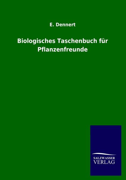 Produktbild: Biologisches Taschenbuch f&uuml;r Pflanzenfreunde