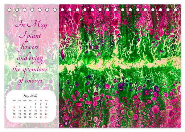 Produktbild: Your year filled with mindfulness (Desk Calendar 2026 DIN A5 landscape), CALVENDO 12 Month DeskCalendar