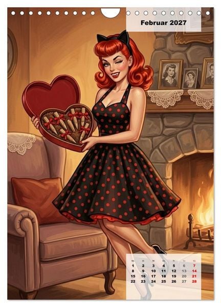 Produktbild: Vampir-Girls (Wandkalender 2027 DIN A4 hoch), CALVENDO Monatskalender