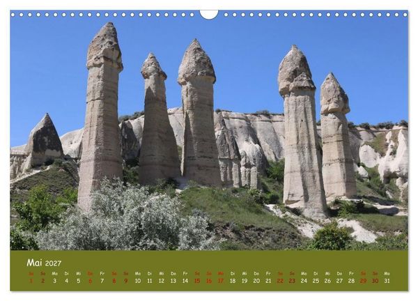 Produktbild: Das Liebestal. Die wundersamen Feenkamine von Kappadokien (Wandkalender 2027 DIN A3 quer), CALVENDO Monatskalender