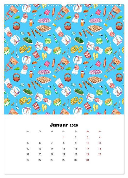 Produktbild: MUSTERMACKE (hochwertiger Premium Wandkalender 2026 DIN A2 hoch), Kunstdruck in Hochglanz