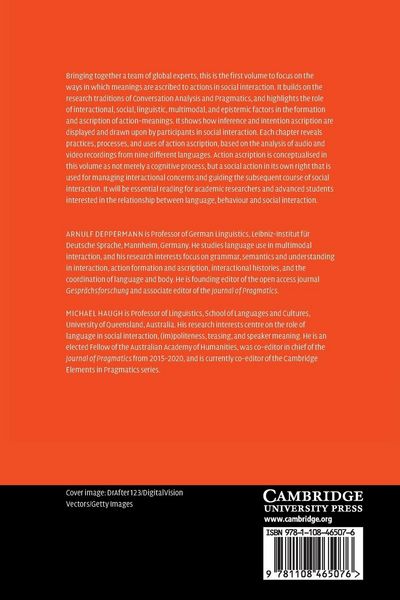 Produktbild: Action Ascription in Interaction