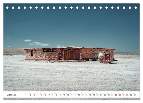Produktbild: Chile - Die stille Kraft der Atacama (Tischkalender 2026 DIN A5 quer), CALVENDO Monatskalender