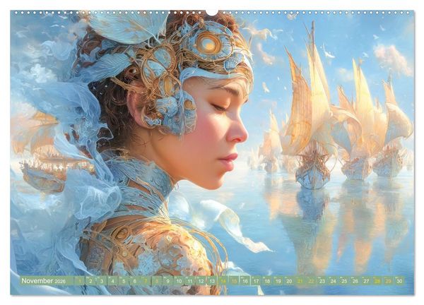 Produktbild: Imaginative Werke - Wunderbar m&auml;rchenhaft (hochwertiger Premium Wandkalender 2026 DIN A2 quer), Kunstdruck in Hochglanz