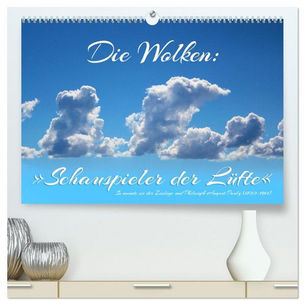 Die Wolken: 'Schauspieler der Lüfte' (hochwertiger Premium Wandkalender 2026 DIN A2 quer), Kunstdruck in Hochglanz