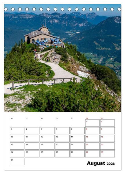Produktbild: Mein Berchtesgadener Land (Tischkalender 2026 DIN A5 hoch), CALVENDO Monatskalender
