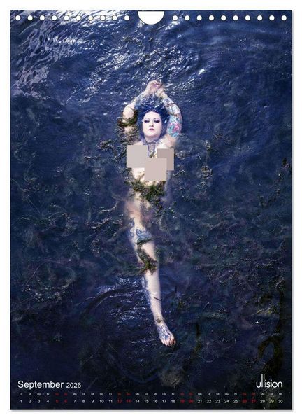 Produktbild: Akt im Wasser - sinnliche Nymphen (Wandkalender 2026 DIN A4 hoch), CALVENDO Monatskalender