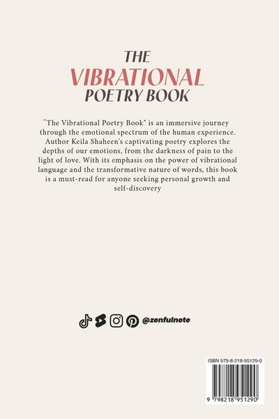 Produktbild: The Vibrational Poetry Book