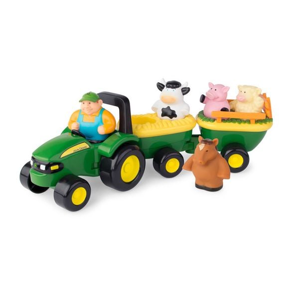 Produktbild: Heuwagen mit lustigen Tierger&auml;uschen