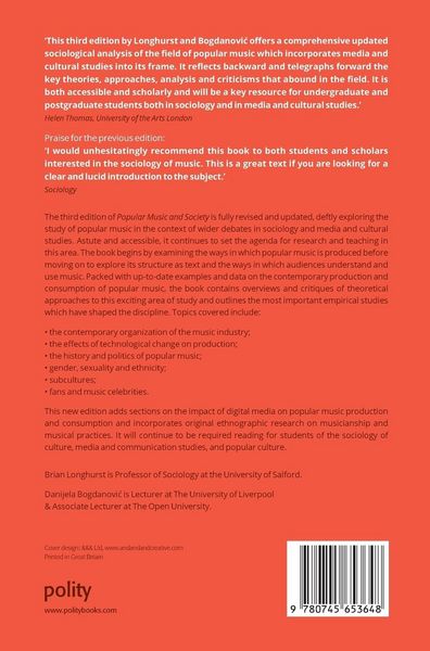 Produktbild: Popular Music and Society