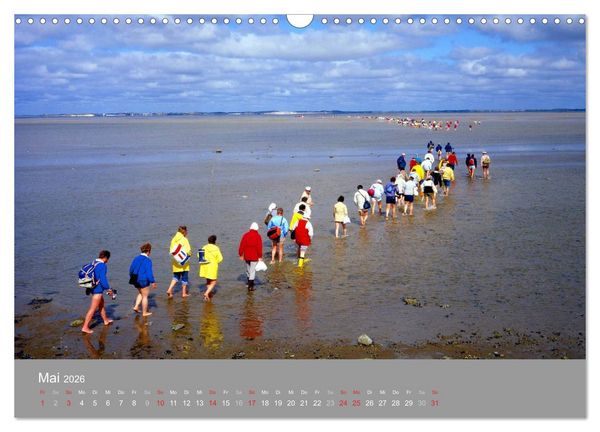 Produktbild: Blick auf die Nord-und Ostsee (Wandkalender 2026 DIN A3 quer), CALVENDO Monatskalender