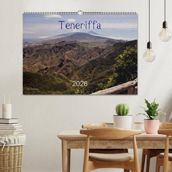 Produktbild: Teneriffa 2026 (Wandkalender 2026 DIN A2 quer), CALVENDO Monatskalender