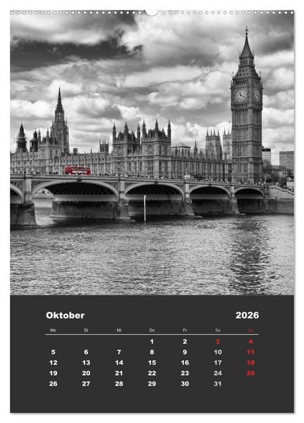 Produktbild: Glanzlichter einer Metropole LONDON (Wandkalender 2026 DIN A2 hoch), CALVENDO Monatskalender