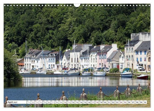 Produktbild: Hausbooturlaub Frankreich - Bretagne (Wandkalender 2027 DIN A3 quer), CALVENDO Monatskalender