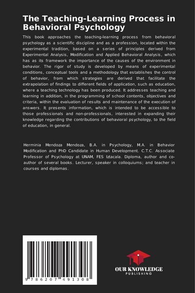 Produktbild: The Teaching-Learning Process in Behavioral Psychology