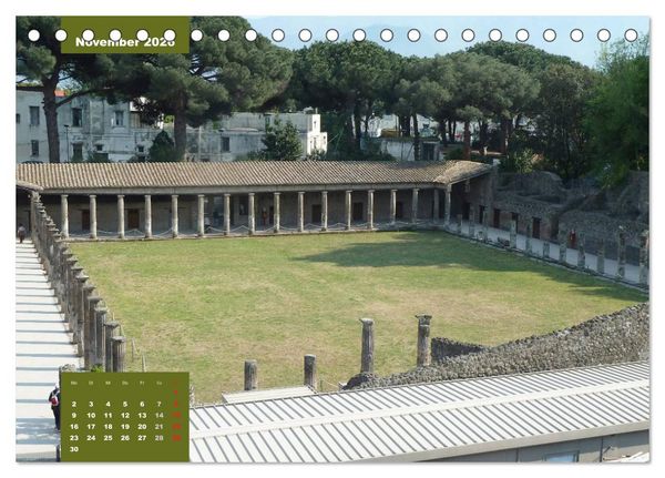 Produktbild: Pompeji-Kalender (Tischkalender 2026 DIN A5 quer), CALVENDO Monatskalender