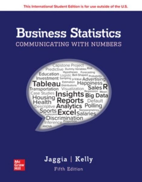 Produktbild: Business Statistics: Communicating with Numbers ISE