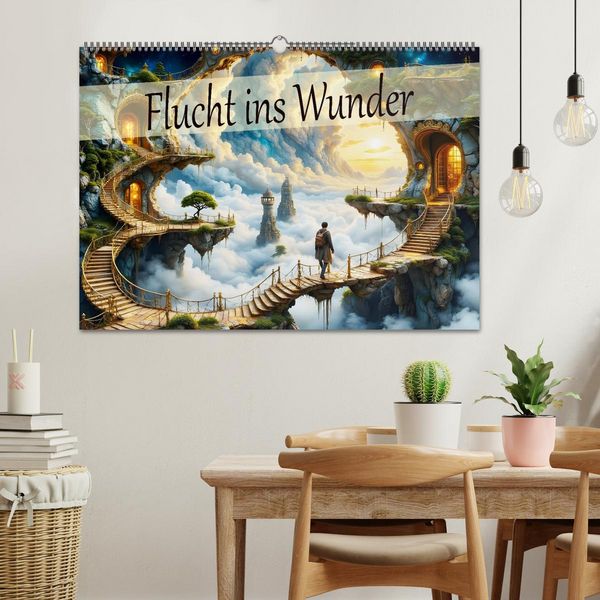 Produktbild: Flucht ins Wunder (Wandkalender 2026 DIN A2 quer), CALVENDO Monatskalender