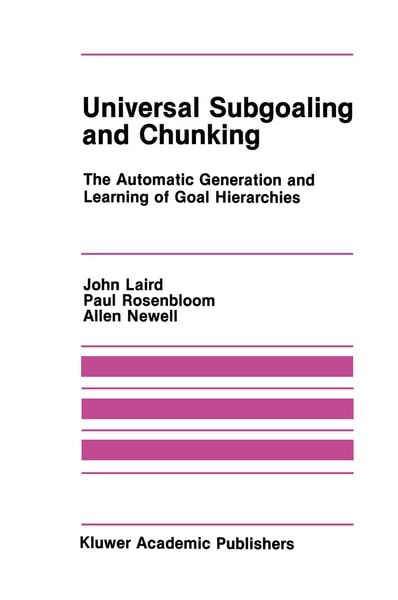 Produktbild: Universal Subgoaling and Chunking