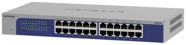 Produktbild: NETGEAR GS524-300EUS GS524-300EUS Ethernet Switch 24 Port 1 GBit/s